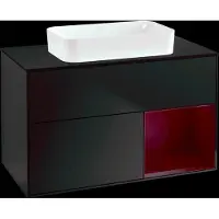 Villeroy & Boch V&B Waschtischunterschrank FINION 1000x603x501mm m Apl. Gl bl ma Regalelem