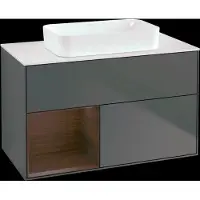 Villeroy & Boch V&B Waschtischunterschrank FINION 1000x603x501mm m Apl. Gl wh ma Regalelem