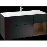 Villeroy & Boch V&B Waschtischunterschrank Wandbeleuchtung Finion 119,6x59,1cm, Reg re wal ven, bla m Lac