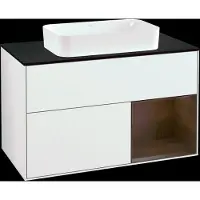Villeroy & Boch V&B Waschtischunterschrank FINION 1000x603x501 Abdpl bl Reg Wln Ve/gls wh