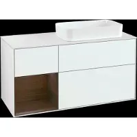 Villeroy & Boch V&B Waschtischunterschrank FINION 1200x603x501mm m Apl. Gl wh ma Regalelem