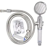 INF Turbo-Duschkopf mit Brauseschlauch und Wasserfilter