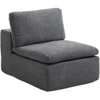 Vente-unique Sessel Mit Gerader Rückenlehne Cortoline Anthrazitgrau 80 cm