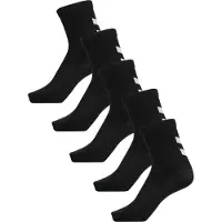 Hummel Socken - hmlMake My Tag - 5er-Pack - Schwarz m. Logo - - 28/31 - Socken