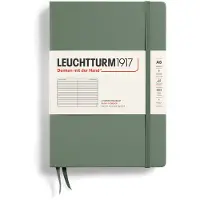 BOKUS Notebook A5 Medium Linjerad Olive
