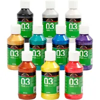 A-Color - Acrylfarbe - Metallic - (10 x 120 ml)