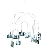 Kikkerland fotomobil mit Klammern 41 x 56 cm Stahl silber