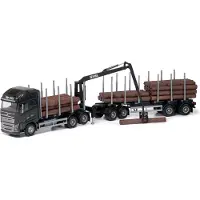 Emek Volvo FH/750 Holztruck mit Kran, Schwarz