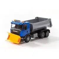Emek Kipplaster Scania Mit Pflug, Blau