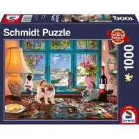 Schmidt Spiele Am Puzzle-Tisch, 1000 Stück(e), Landschaft, 10 Jahr(e)