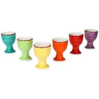 MamboCat 6er Set Eierbecher Uni bunt - 24326740