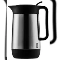 Helios Isolierkanne CONTUR PUSH 0,6 l mattiert