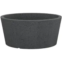 Scheurich Pflanzgefäß 'C-Cone', stony black, ca. Ø 39 x H 18 cm