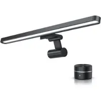 CSL LED Monitorlampe, Bildschirmlampe mit Fernbedienung, Schreibtischlampe, Screenbar, 8W, Monitor Lampe, mehrere Helligkeitsstufen, 3 Lichtfarben