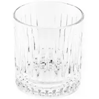 Almina Elisa 6 Tlg. Trinkgläser-Set Wasserglas mit Riffle Design 330 ml