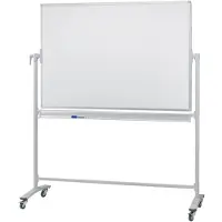 Franken Whiteboard Mobil mit Drehfunktion Emaille