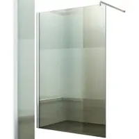 FA-Bausysteme Dein Bau Projekt Walk-In Duschabtrennung Teilsatiniert 40 x 200 cm