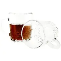 Almina Sefa Gläser-Set Sechsteilig Transparent 230 ml für Tee, Kaffee, Saft