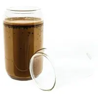 Mulex 4-Teilig 350 ml Premium Trinkgläser für Eiskaffee, Cocktails, Longdrinks