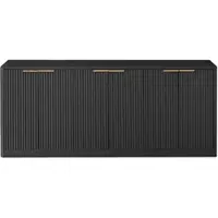 STILVORA Sideboard mit Wellenform und geschwungenem Konturdesign, 170 cm Aufbewahrungsschrank mit 6 Türen und großem Stauraum, Mehrzweckschrank für Küche, Schlafzimmer und Wohnzimmer