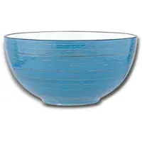 Wilmax England Wilmax Schale 1600 ml 19 cm Blau Porzellan, 3er Set