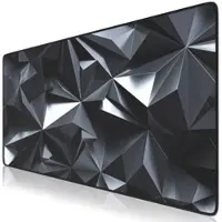 Titanwolf Gaming Mauspad, 900 x 400mm XXL Mousepad, verbessert Präzision & Geschwindigkeit, Black Crystal