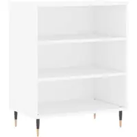 Helloshop26 - Buffet Sideboard Kommode Schrank Aufbewahrungseinheit Organizer für Küche Wohnzimmer Lounge 57 x 35 x 70 cm weißes 02_0030323