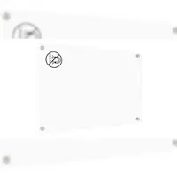 Allboards Glasboard 150x120 cm, Transparent