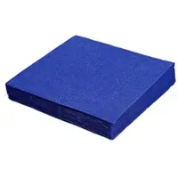 VEPATIM 250x Servietten 40 x 40cm 1/4 -Falz 3-lagig dunkelblau