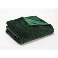 Amadeus Plaid Chevron grün 130 cm x 170 cm - Rechteck Polyester 130x1 cm