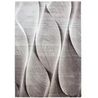 Carpetsale24 Teppich Wohnzimmer Moderne Ombre Design Braun - Beige - Creme 80 x 300 cm - Kurzflor, Schlafzimmer, Esszimmer, Küche