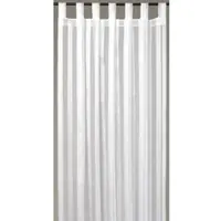 Arsvita Dekoschal Streifen halbtransparent Schlaufenschal 140x 175cm weiß - perlweiß