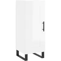 Helloshop26 - Buffet Sideboard Kommode Schrank Aufbewahrungseinheit Organizer für Küche Wohnzimmer Hochglanzlackierung 34,5 x 34 x 02_0030617