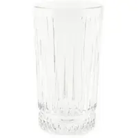 Almina Elisa 6 Tlg. Trinkgläser-Set Longdrinkgläser mit Riffle Design 300 ml