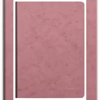 Clairefontaine 5x Age Bag, Notizbuch A5, Leinenrücken, 96 Blatt blanko 90g - Antikrosa 795406C