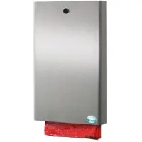 Proregal Robuster Hundekotbeutelspender Für 200 Beutel Wand Oder Rohrmontage HxBxT 43 x 6 x 26,5 cm Edelstahl