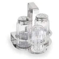 Playflip 12x Salz und Pfeffer, Zahnstocherglas Menage 10,5 cm
