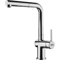 Franke Niederdruck Armatur ACTIVE L Window CHROM mit Zugauslauf / Einhebelmischer