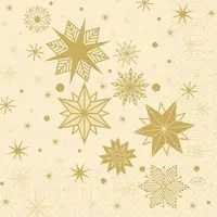 Duni 1000x Tissue-Serviette 33 x 33 cm Stargazing Cream 3-lagig