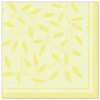 Papstar 8 X 20 Servietten "ROYAL Collection" 1/4-Falz 40 cm x 40 cm gelb "Mediterran"
