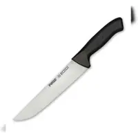 Pirge Ecco Metzgermesser 21 cm Schwarz Schlachtermesser - Fleischermesser - Stechmesser - Exzellenter Schärfe Metzgermesser