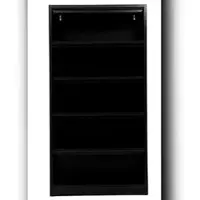 Proregal Prospektschrank Owl | HxBxT 195x100x42 cm | Schwarz