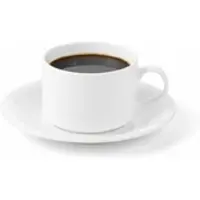 Wilmax Teetassen mit Untertassen 160 ml Weiß, 1er Set