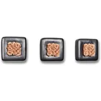 Flowerbox 3er-Set Infinity-Bloom Chest - anthrazit/rosé - 16x16 cm