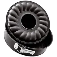Eva Easy clean, 18 cm Kuchenform, Krapfenform mit Antihaft-Öffnungsscharnier
