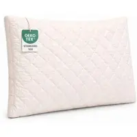 EXKLUSIV HEIMTEXTIL Nackenstützkissen ergonomisch 50x30x11 cm – Orthopädisches Memory Foam, Nackenkissen gegen Nackenschmerzen, waschbarer Bezug, Kopfkissen für Seiten-