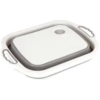 San Ignacio KINVARA – Klappbares Schneidebrett mit Sieb, 40 x 29 cm