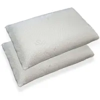 Talamo Italia Dmora Kopfkissen Gemelli, Ergonomisches Kissen „Seife“ aus perforiertem Memory Foam, 100 % Made in Italy, 71x41xh13 cm, Einzelbett