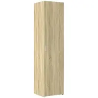Helloshop26 - Buffet Sideboard Kommode Kleiderschrank Aufbewahrungsmöbel Organizer Küche Wohnzimmer Lounge hohe Sonoma-Eiche 50 x 02_0034071
