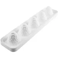 Silikomart Mora 110 Silikonform Ø 65 h 67 mm weiß